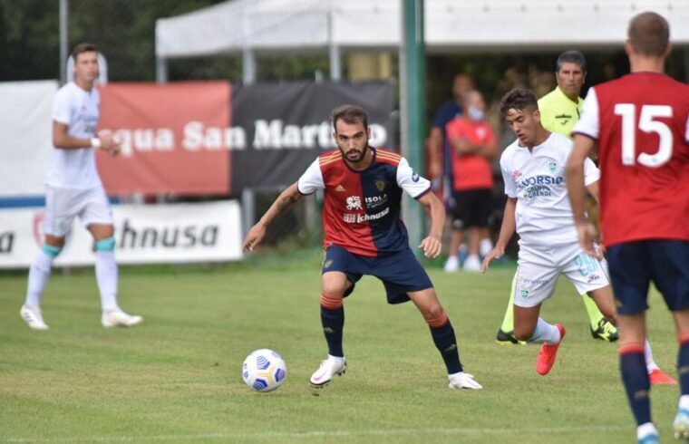 Riccardo Ladinetti in amichevole | Foto Sandro Giordano