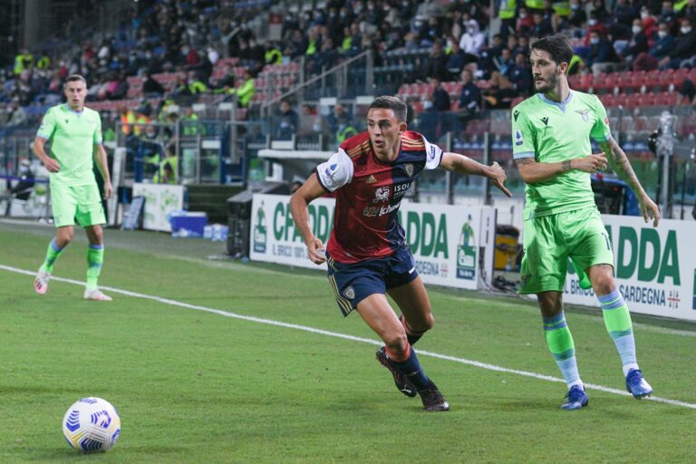 Gabriele Zappa in Cagliari-Lazio | Foto Emanuele Perrone