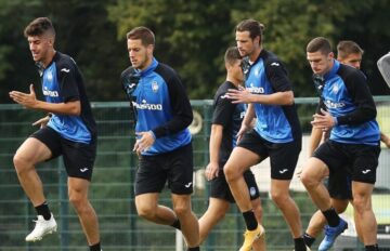 Atalantini in allenamento a Zingonia | Foto Atalanta Calcio