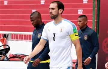 Diego Godin con la maglia dellla Celeste