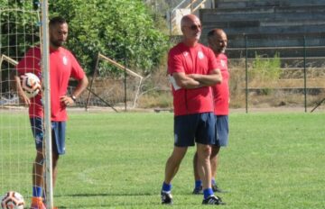 Marco Mariotti in allenamento