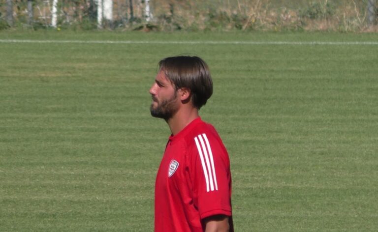 Leonardo Pavoletti nel ritiro di Aritzo