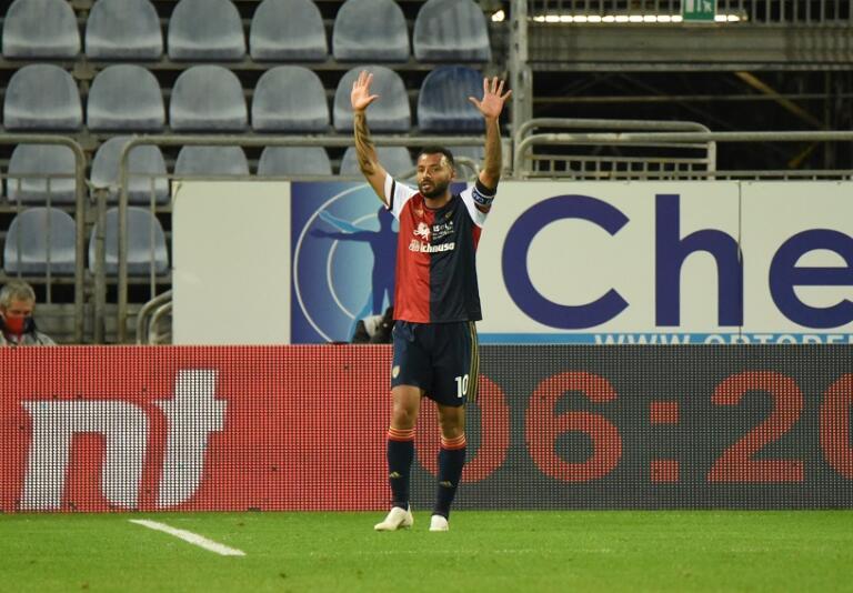 Joao Pedro esulta dopo un gol | Foto Alessandro Sanna