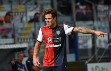 Nahitan Nandez contro il Crotone | Foto Alessandro Sanna