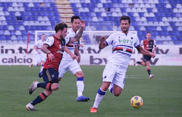 Nahitan Nandez contro la Sampdoria | Foto Emanuele Perrone