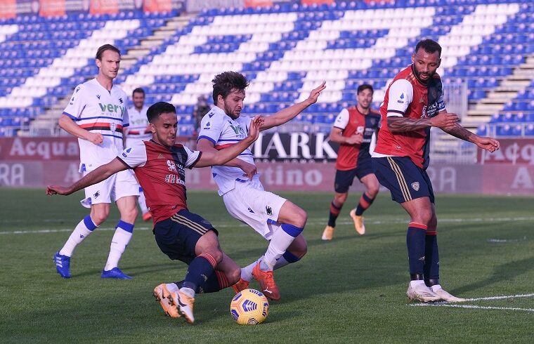 Adam Ounas contro la Sampdoria | Foto Emanuele Perrone