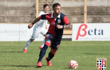 Stefano Sarritzu in una delle sue ultime uscite con la maglia Torres | Foto Alessandro Sanna