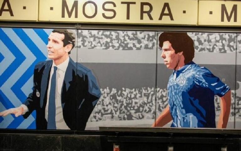 Il murales di Zola e Bigon | Foto Passione Stadi