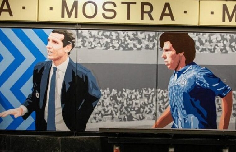 Il murales di Zola e Bigon | Foto Passione Stadi