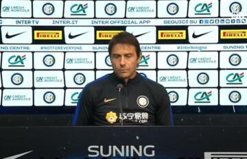 Antonio Conte in conferenza stampa