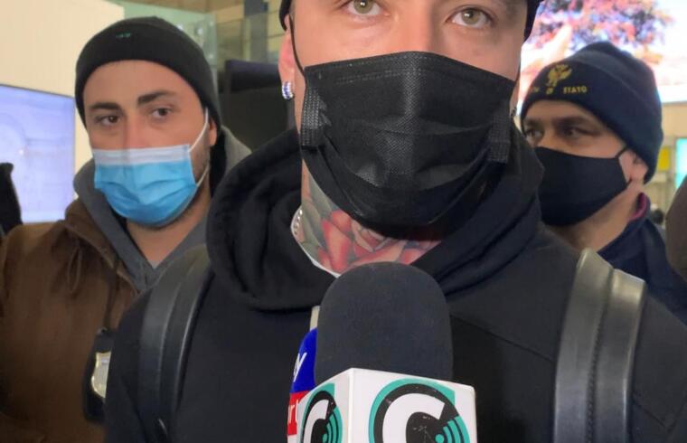 Radja Nainggolan all arrivo di Elmas