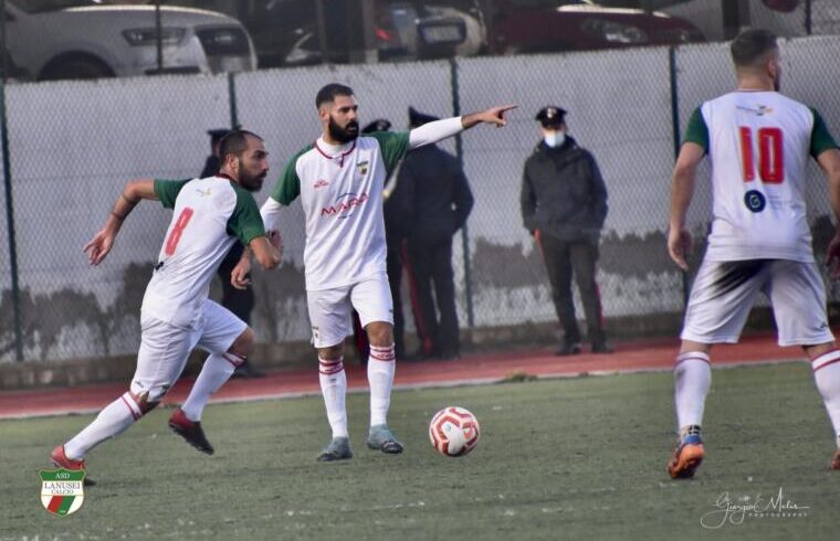 Lanusei in campo contro il Giugliano | Foto Giorgio Melis