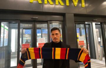 Fabio Pisacane all arrivo di Lecce | Foto Lecce Calcio