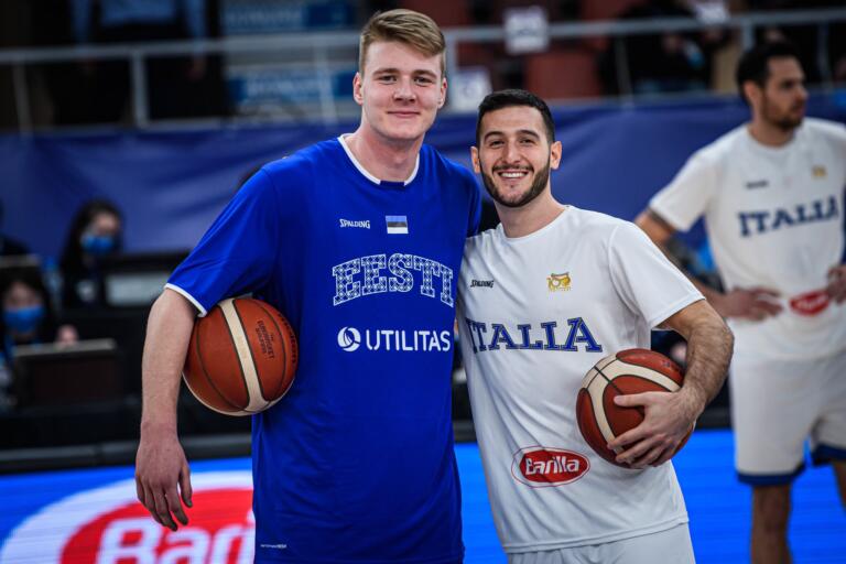 Treier e Spissu prima della partita