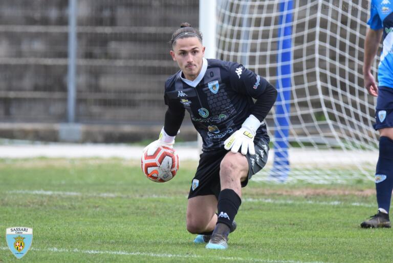 Kajus Urbietis, portiere del Latte Dolce | foto di Alessandro Sanna