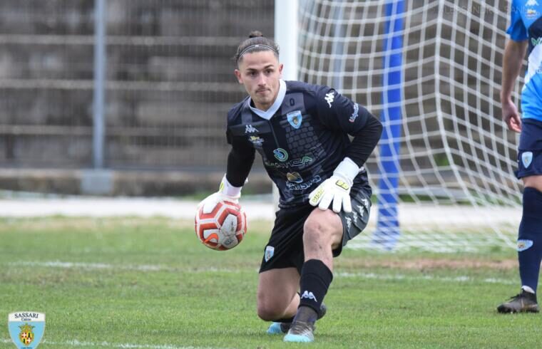 Kajus Urbietis, portiere del Latte Dolce | foto di Alessandro Sanna