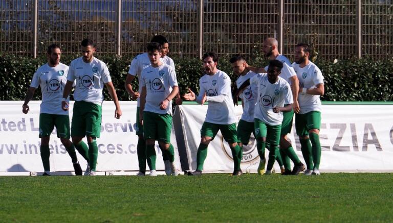 Un esultanza dell Arzachena | Photo Arzachena Academy Costa Smeralda