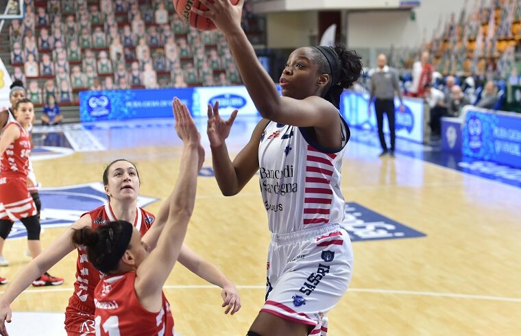 Kennedy Burke nella partita di andata contro Empoli | Foto Luigi Canu