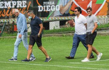 Stefano Capozucca, Stefano Antonelli e il suo entourage sul campo di Celledizzo