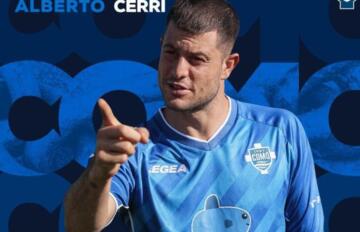 Alberto Cerri con la maglia del Como | Foto Como Football