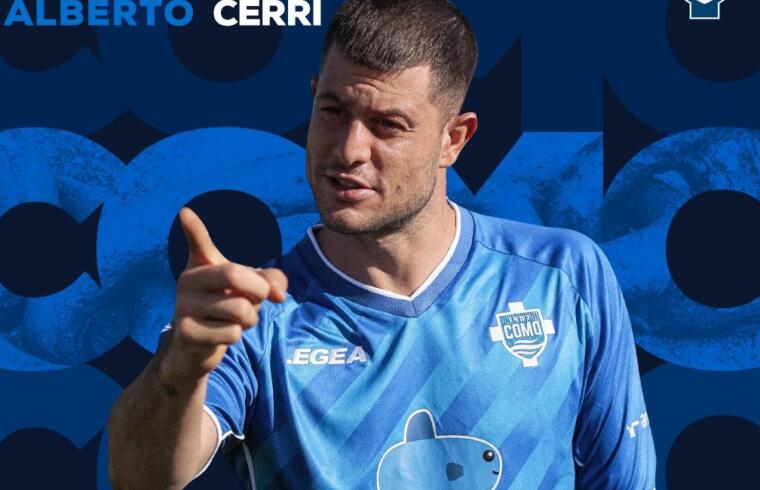 Alberto Cerri con la maglia del Como | Foto Como Football