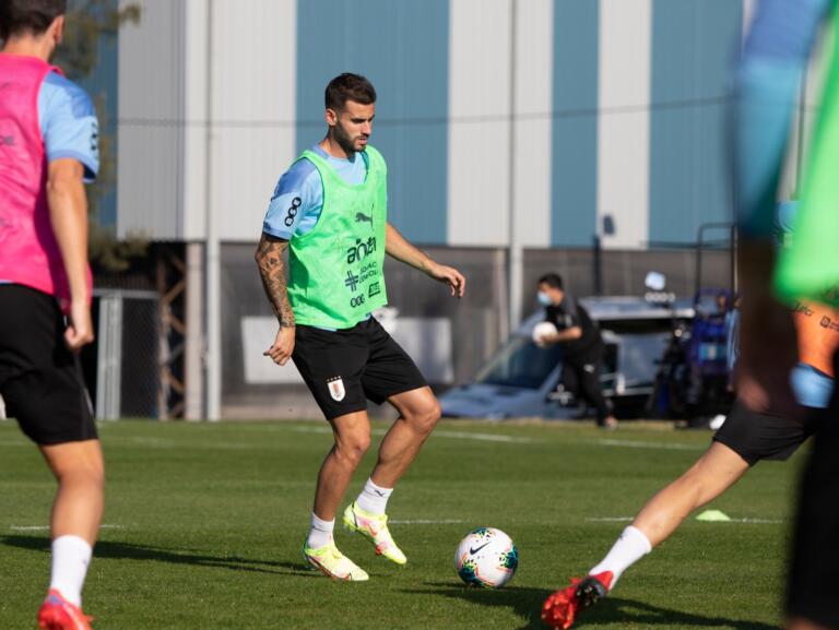 Gaston Pereiro in allenamento | Foto AUF