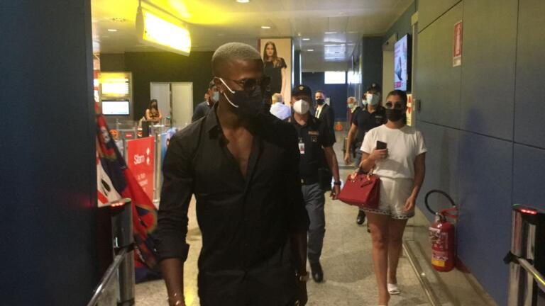 L'arrivo di Keita Baldé all'aeroporto di Elmas | Foto Centotrentuno