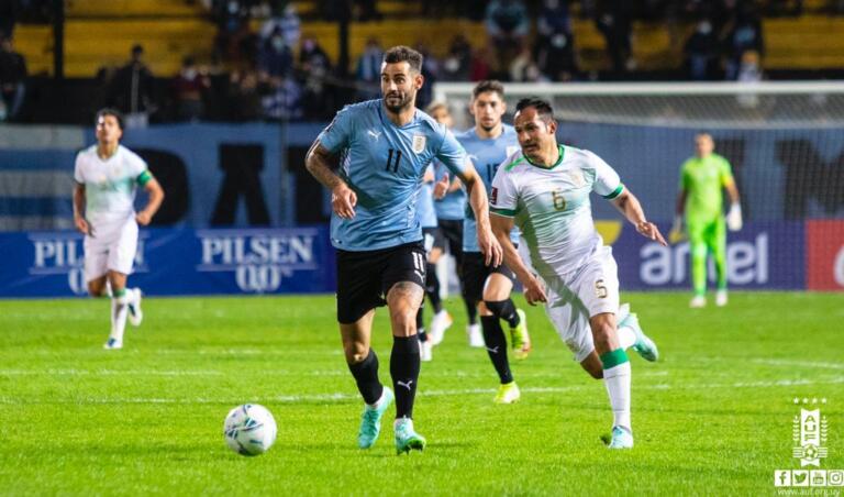 Gaston Pereiro con la maglia dell'Uruguay | Foto AUF