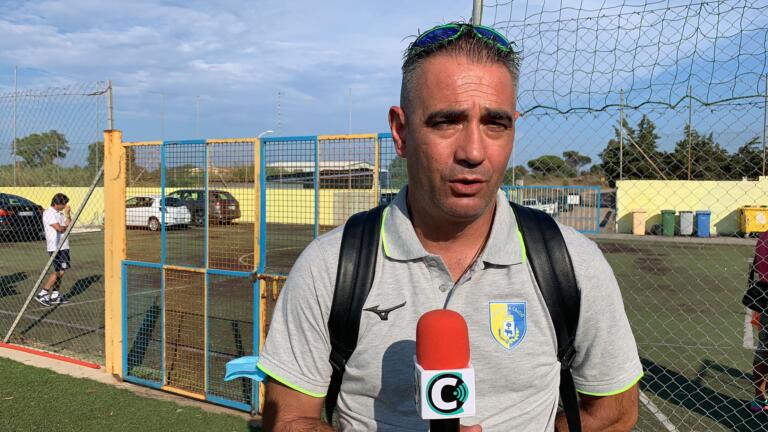 Francesco Loi, tecnico del Muravera | Foto Centotrentuno