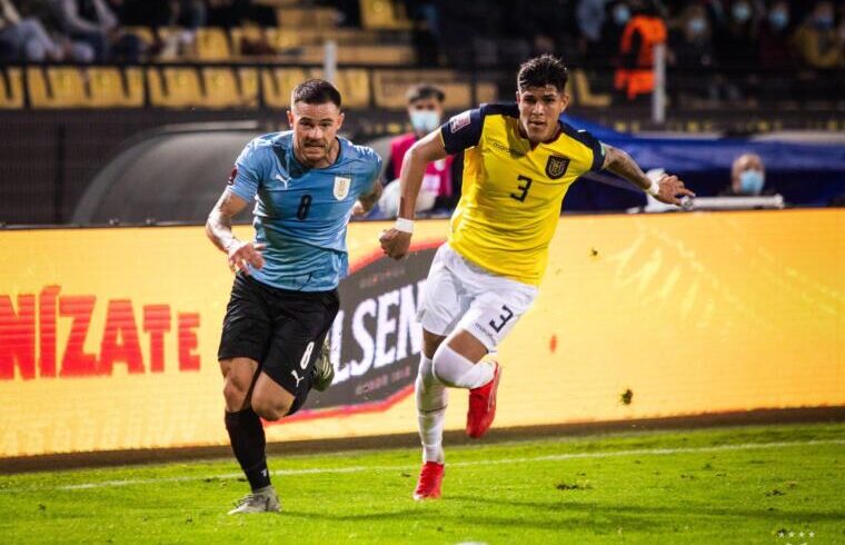 La grinta di Nandez contro l'Ecuador | Foto AUF