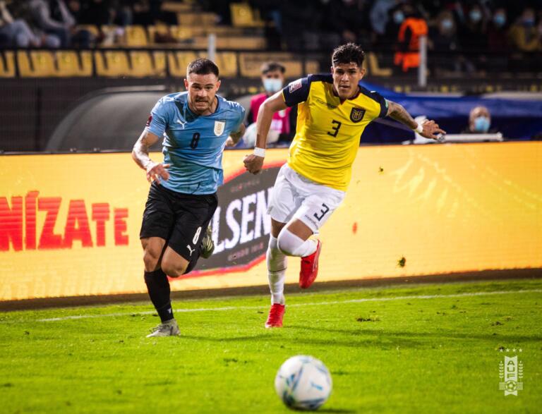 La grinta di Nandez contro l'Ecuador | Foto AUF