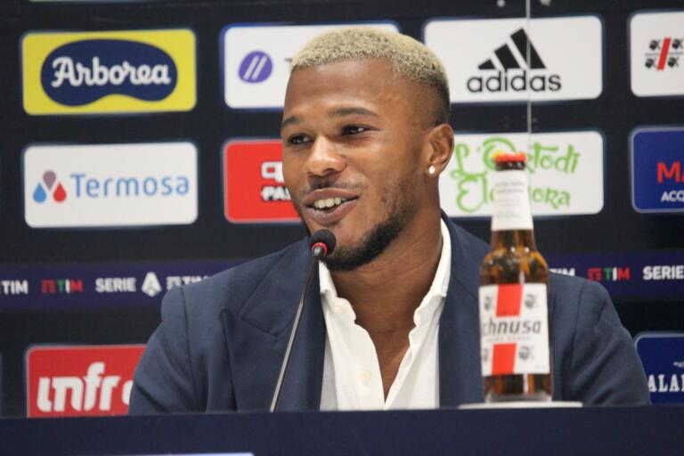 Keita Balde in conferenza stampa | Foto Elena Accardi/Centotrentuno