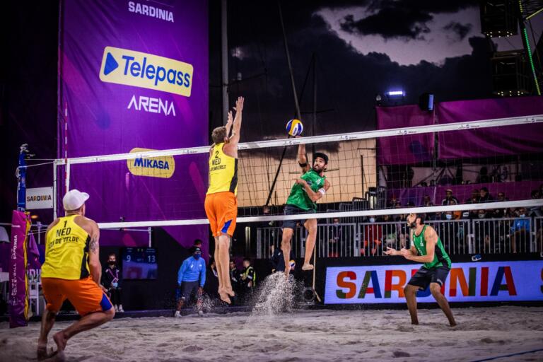 Un attacco di Daniele Lupo durante la finale per il terzo posto | Foto World Tour