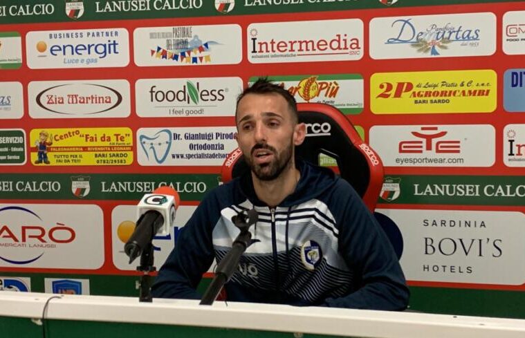 Samuele Curreli in sala stampa | Foto Centotrentuno