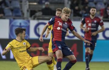 Kourfalidis in azione contro il Cittadella | Foto Valerio Spano - Cagliari Calcio