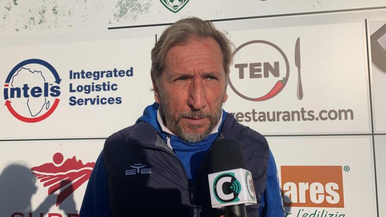 Marco Nappi, allenatore dell'Arzachena | Foto Centotrentuno.com