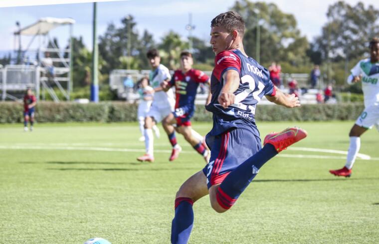 Astrand John Noah in azione | Foto Valerio Spano/Cagliari Calcio