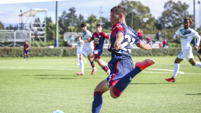 Astrand John Noah in azione | Foto Valerio Spano/Cagliari Calcio