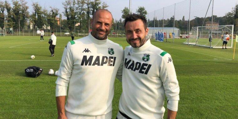 Paolo Bianco e Roberto De Zerbi ai tempi del Sassuolo