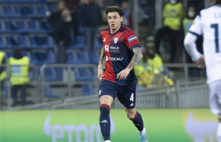 Daniele Baselli in azione contro la Lazio | Foto Valerio Spano/Cagliari Calcio