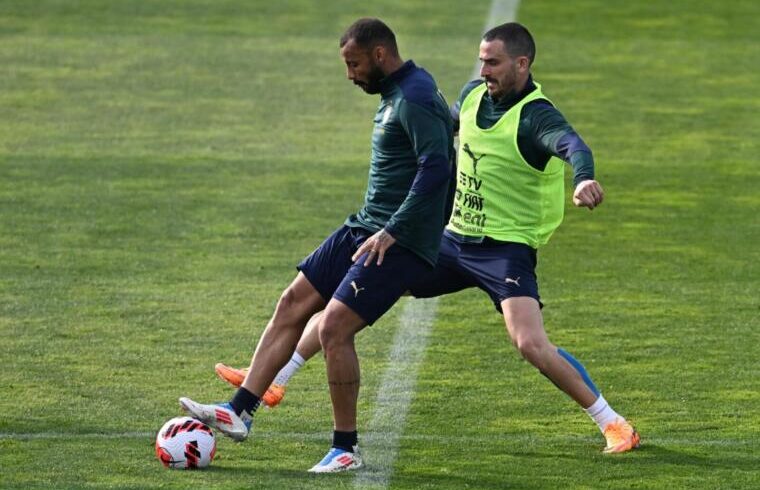 Joao Pedro in allenamento a Coverciano | Foto Getty for Figc