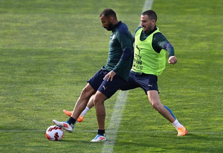 Joao Pedro in allenamento a Coverciano | Foto Getty for Figc