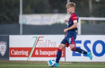 Kourfalidis in azione | Foto Valerio Spano/Cagliari Calcio