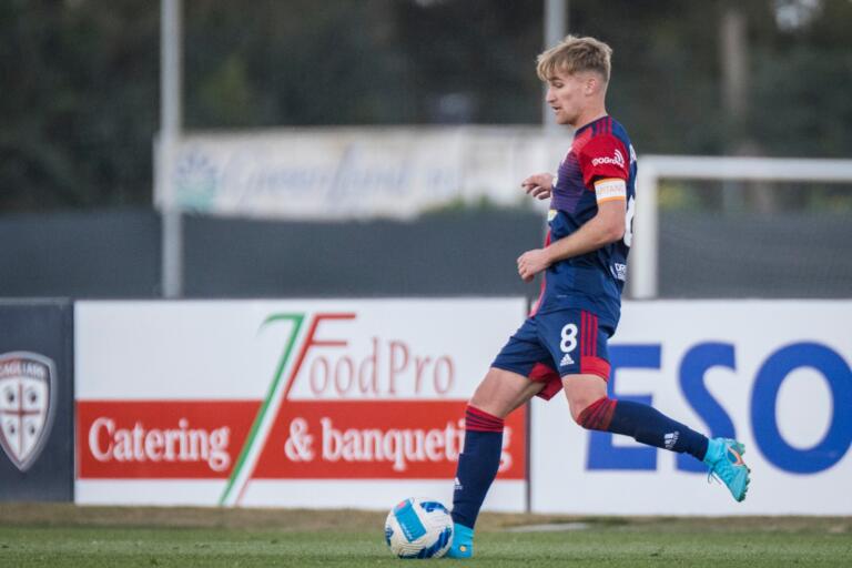 Kourfalidis in azione | Foto Valerio Spano/Cagliari Calcio