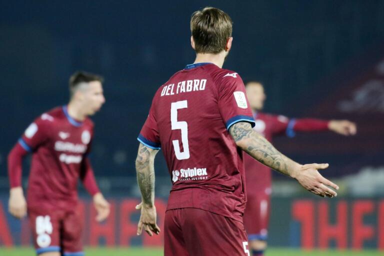 Dario Del Fabro nella sfida tra Cittadella e Reggina | Foto Cittadella Calcio
