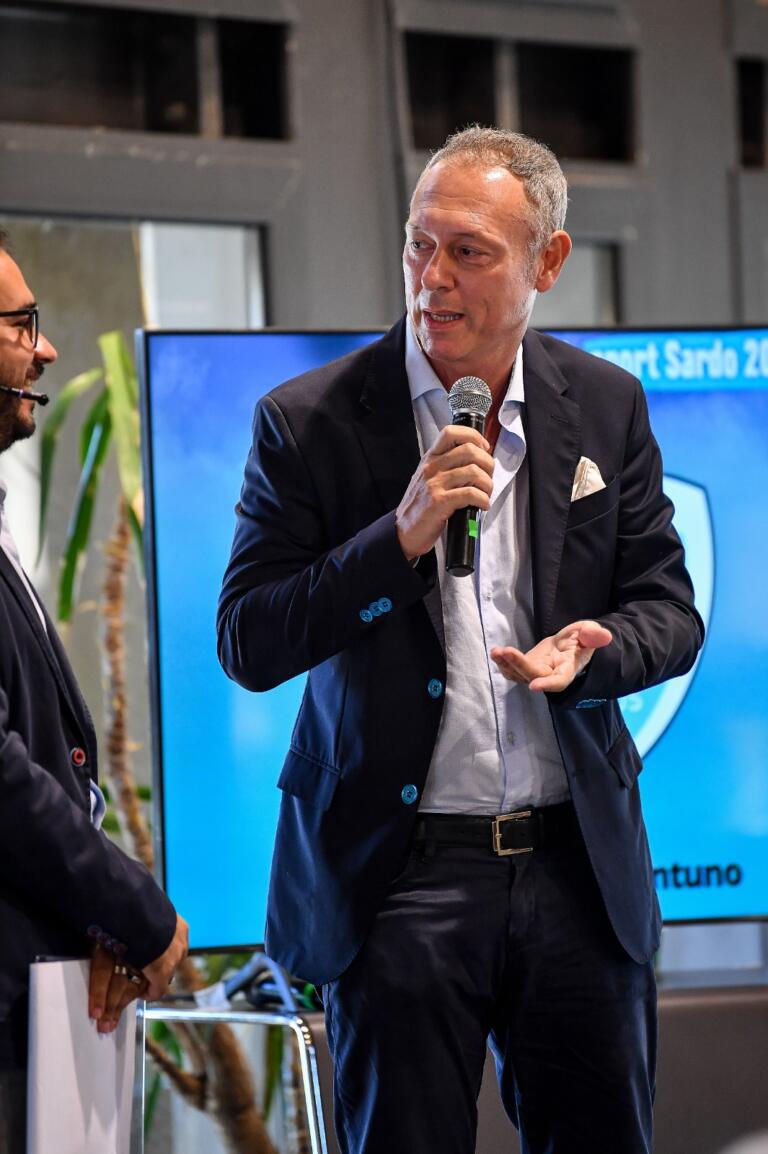 Alessandro Marino, patron dell'Olbia, agli Oscar di Centotrentuno | Foto Luigi Canu