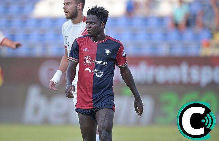 Luvumbo durante il match della scorsa edizione di Coppa Italia contro il Perugia | Foto Gianluca Zuddas