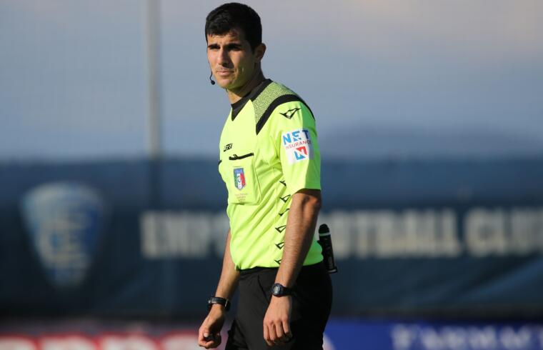 L'arbitro Matteo Gualtieri | Foto Ternana Calcio