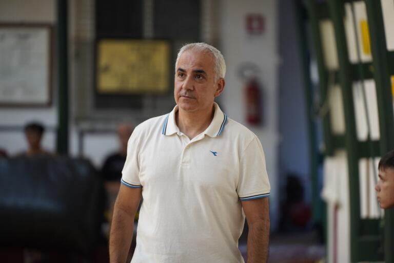 Il tecnico della Serie D maschile Techfind San Salvatore Selargius Fabrizio Asunis