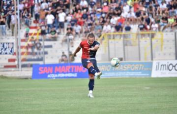 Masala in azione con la maglia della Torres